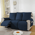 thumbnail image 7 of UPONRAY Non-Slip Recliner Couch Cover, Waterproof 3 Seater Recliner Chair Covers, Washable Furniture Protectors Recliner Cover for Kids Pet Dog(3 Seaters,Navy Blue), 7 of 7