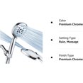 AquaCare High Pressure 8mode Handheld Shower Head Anticlog Nozzles