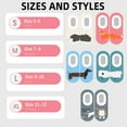 thumbnail image 6 of G&Y Women's Slipper Socks - Animal Pairable, Non-Slip Fuzzy Slipper Socks, Pink, M, 6 of 6