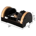 thumbnail image 6 of Gardenised Heavy-Duty Shoe Cleaner & Boot Scraper, Metal/Wood Base, Removes Mud & Snow, 6 of 8