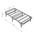 thumbnail image 3 of VECELO 14" Foldable Twin Metal Platform Bed Frame, No Box Spring Needed, Black, 3 of 13