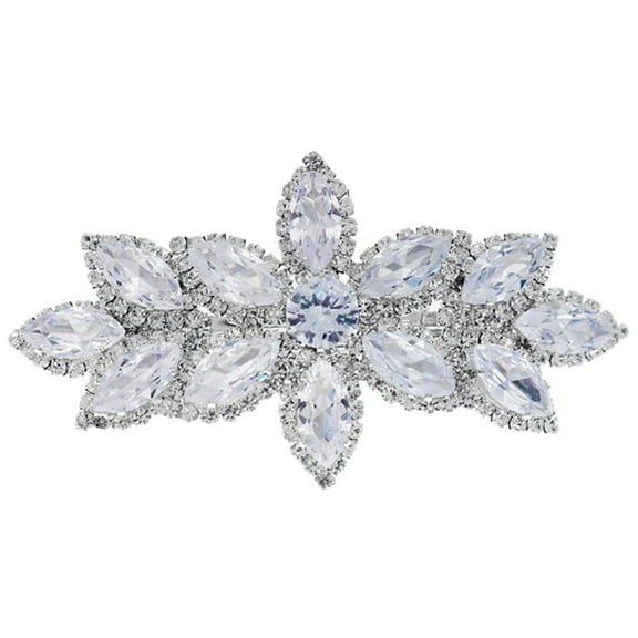 LEORX Rhinestone Hair Clips Versatile Quick Fixation for Mothers of the Bride 1Pack
