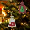 Desk Calendar 2025, 2021 Jute Bag Advent Calendar Fabric Bag for