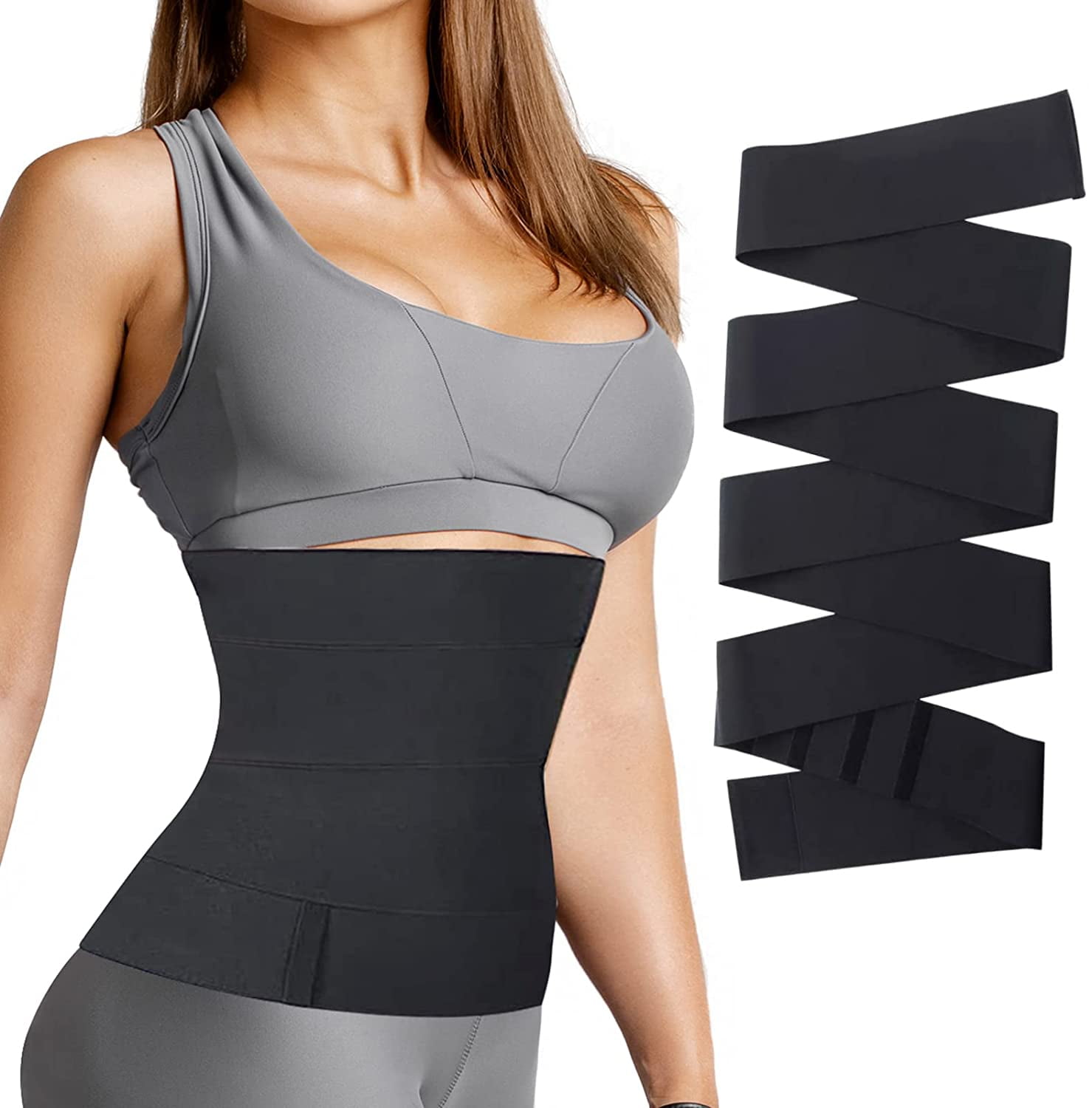 Snatch-Me-Up Bandage Wrap Waist Trainer Tape Slimming Tummy Belt Fajas Shaper 