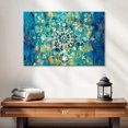thumbnail image 2 of Elephant Stock Mandala In Blue Bright Wall Art - Horizontal Canvas Wall Art - Hallway Wall Decor - Decor Elements Canvas - Blue And Beige Decor By Danhui Nai - 24" x 16", 2 of 8