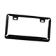 thumbnail image 2 of Marco inoxidable premium con soporte para 2 orificios para placas de matrícula, ideal para la decoración de vehículos. Negro, 2 of 8