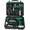 Green, variant on AllWays Plaza 126-Piece Home Tool Kit with 8V Cordless Drill, Built-In LED Light and Carry Case, Pink