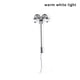thumbnail image 4 of Inteprter Farola modelo 1:87 Gaden, poste de luz LED de doble cabeza de bajo voltaje, accesorios de tren DIY, piezas de luz de paisaje, decoración de Artesanía Negro (blanco cálido) Inteprter HA066838-04, 4 of 6