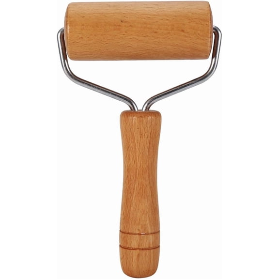 Small Rolling Pin, Wooden Dough Roller (2, 9.5cm)