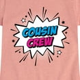 thumbnail image 3 of Instant Message - Comic Cousin Crew - Toddler & Youth Girls Short Sleeve Graphic T-Shirt, 3 of 6