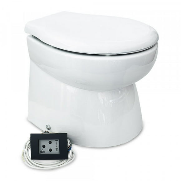 Albin Toilet 07-04-016 Marine Series; Permanent; Electric Flush; White Vitreous Porcelain; Without Hand Sprayer; Very Silent Operation And Maximized Comfort; Low water consumption