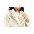 thumbnail image 2 of Apparis Womens Eloise Notch Collar Dress Faux Fur Coat Ivory XXL, 2 of 3