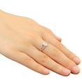 thumbnail image 3 of YYDD.Created Oval White Opal Rings 925 Sterling Silver Gemstone Jewelry for Womens (Size 9), 3 of 5