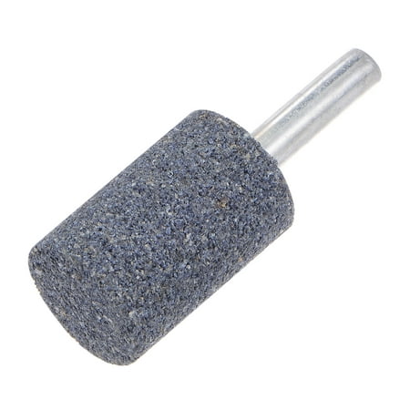 

5 Pack Abrasive Mounted Stone 1/4 Shank 0.8 Dia Cylindrical Corundum Grinding Head for Rotary Tool