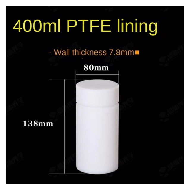 25ml 50ml 100ml 150ml 200ml 250ml 500ml PTFE Chamber In Hydrothermal Synthesis Autoclave Reactor Lined Vess ,Wide Application