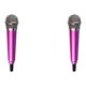 thumbnail image 3 of Sidaley Mini Microphone Wired Smartphone Computer Laptop Mic Equipment Handheld Travel Studio Audio Performing Holiday Rojo 2piezas, 3 of 6