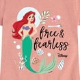 thumbnail image 3 of Disney - Free And Fearless  - Toddler & Youth Girls Short Sleeve Graphic T-Shirt, 3 of 5