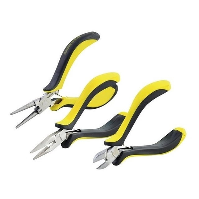 Juego De 3 Mini Pinzas 4 Inch Para Electronica 95p3 Surtek SURTEK 95P3