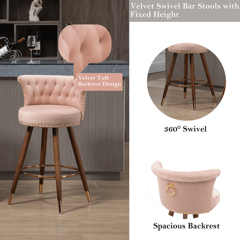 Bar Stools, Counter Height Barstools, Modern Upholstered Bar