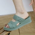 thumbnail image 4 of ATENAR Slippers for Women Comfy Slide Womens Shoes Fashion House Slipper Black 6, 4 of 9