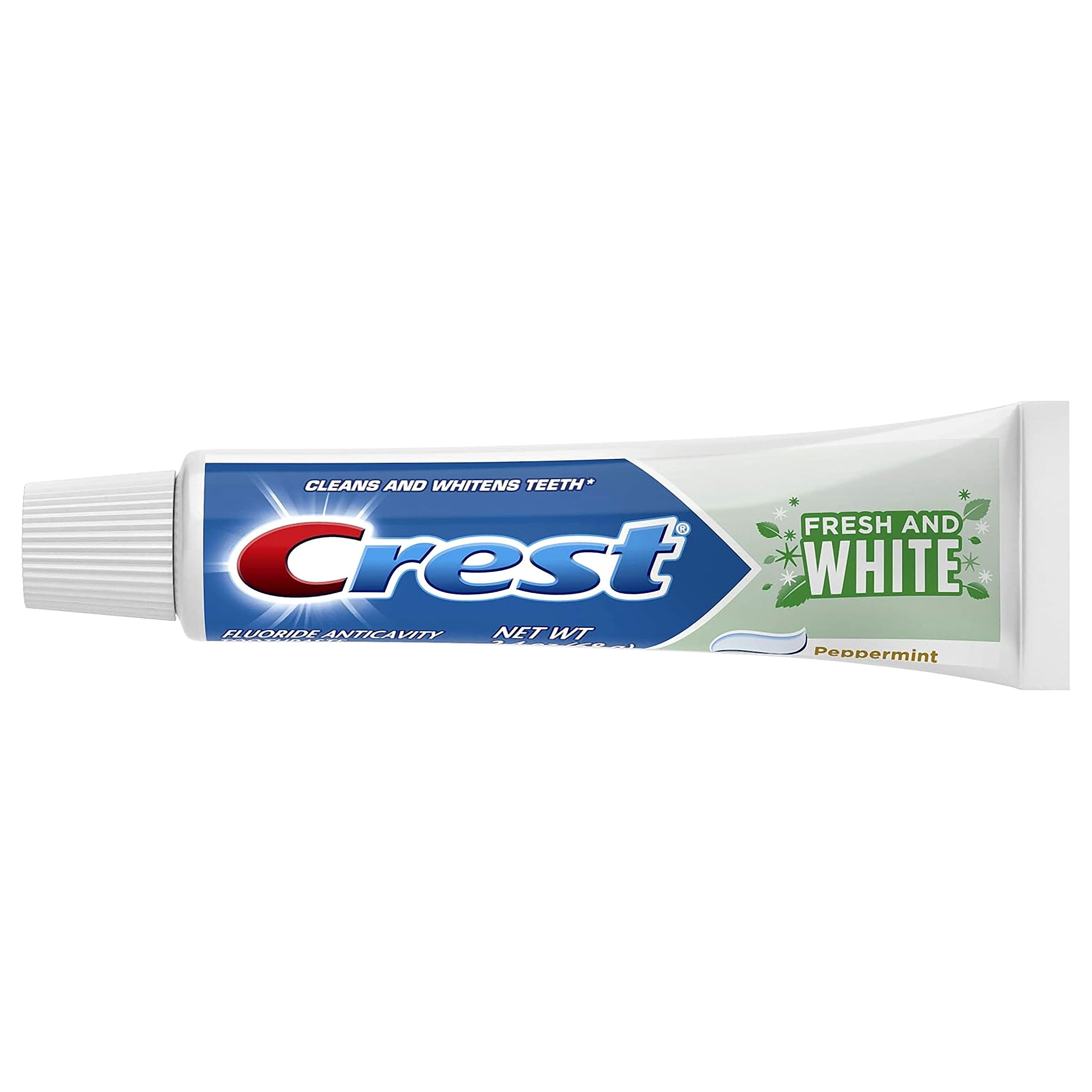 Crest Fresh & White Toothpaste Peppermint Gleem - 2.4oz