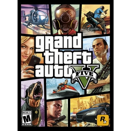 Grand Theft Auto V, Rockstar Games, PC, [Digital Download], (Best Selling Pc Games 2019)
