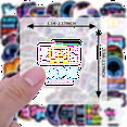 thumbnail image 5 of YEZDIX 35pcs Multicolor Gaming Retro Arcade Neon Stickers Waterproof Vinyl, 5 of 5