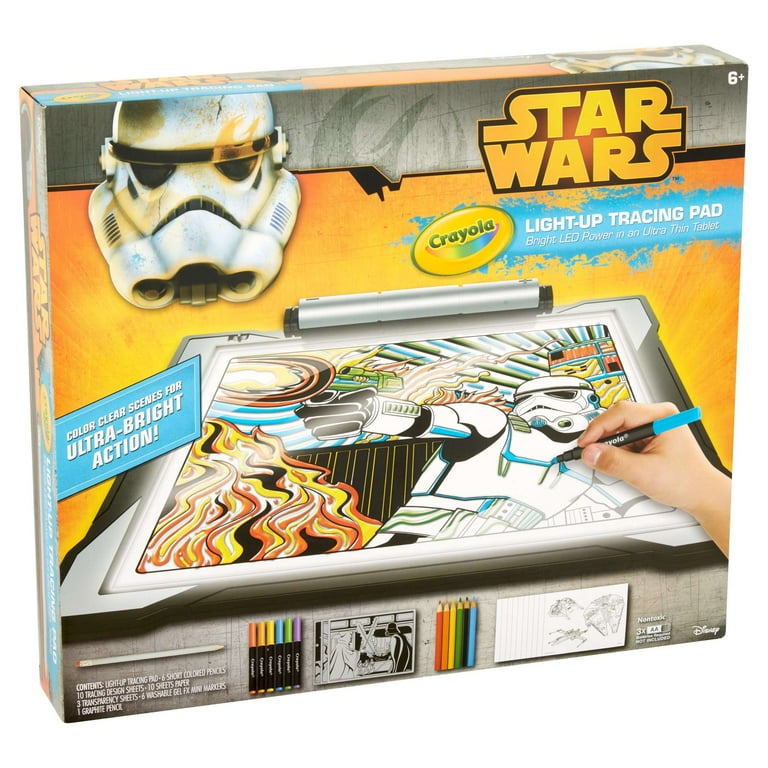 Crayola Star Wars Light Up Tracing Pad 20 Pieces