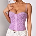 thumbnail image 6 of Mittory Lace Bustier Corset Tops for Women Sexy Going Out Party Club Top with Buckle, 6 of 8