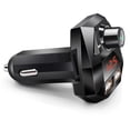 thumbnail image 3 of compatible Car Handsfree Wireless Bluetooth FM Transmitter LCD MP3 Player USB Charger 2 Port Car Charger_Perfect Gift, 3 of 5