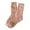 A-PK143, variant on Yuanlong Womens Socks Winter Warm Thick Knitted Crew Socks With Heart Striped Pattern Footwear For Cold Weather Mid Socks
