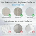 thumbnail image 2 of Bathtub Mat Non Slip Silicone Soft Odorless Bath Mat No Suction Cups for Refinished,Textured and Reglazed Tub Shower Mats Non-Slip 18 X 28Inch White, 2 of 5