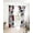 Red, variant on Sage Green Geometric Blackout Curtains 39 Inches Long,Thermal Insualted Grommet Curtains & Drapes,Simple Black Gray Abstract Striped Room Darking Curtains for Living Room 2 Panels 27.5"W x39"L