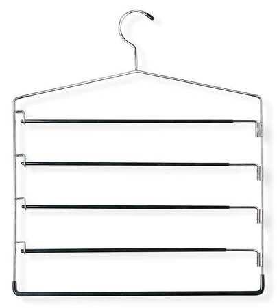 Honey-Can-Do 5-Tier Swinging Arm Pant Metal Clothes Hangers, 1 Count ...