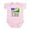 Petal Pink, variant on CafePress - Half Brazilian Half American Awesome Body Suit - Baby Light Bodysuit, Size Newborn - 24 Months