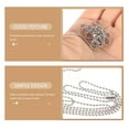 thumbnail image 3 of unbranded 4Ud Extensible De Acero Inoxidable Color Plata Para Proyectos De Joyería Y Bricolaje, 3 of 8