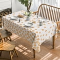 thumbnail image 2 of Fall Tablecloth 60×60 Inch Square, Pumpkin Autumn Harvest Orange Washable Seasonal Table Cover for Party Picnic Dinner Decor, 2 of 6