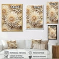 thumbnail image 4 of Designart "Muted Colors Adorning A Minimalist Painting Of Mums" Mums Floater Framed Canvas Art Print, 4 of 5
