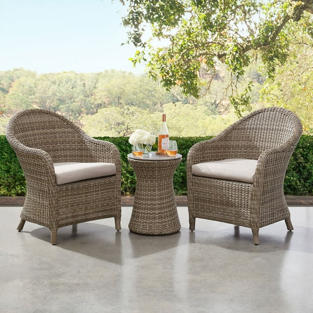 Member's Mark Rosehill Chat Set with Sunbrella Fabric, 3pc