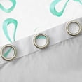 thumbnail image 4 of jejeloiu Cartoon Bow Tie Blackout Curtains Set of 2 (52x84 Each),Kawaii Bowknot Print Window Curtains,Cyan Lovely Bowtie Curtains and Drapes For Girls Kids,Microfiber Bedroom Decor, 4 of 6