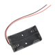 thumbnail image 4 of 5pzs Caja estuche sostenedor de 2 x 1.5V AA bateria negro con plomo alambre, 4 of 8