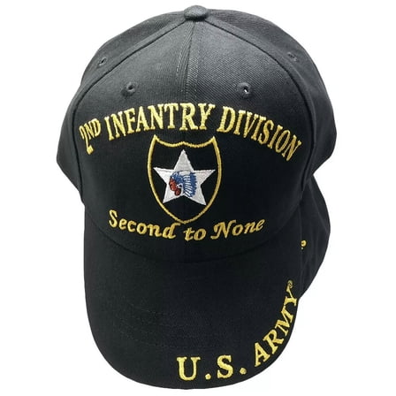 U.S Military Army 2nd Infantry Embroidered Baseball Hat U.S Army Licensed Cap