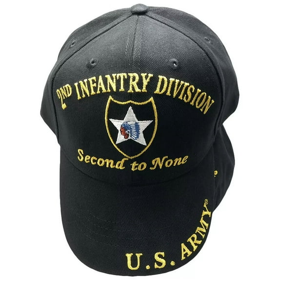 U.S Military Army 2nd Infantry Embroidered Baseball Hat U.S Army Licensed Cap