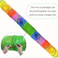 thumbnail image 7 of Cat Tunnel For Indoor Cats, Collapsible Rainbow Cat Play Tunnel With Interactive Crinkle Tubes, Foldable Pet Toy For Kitten Exercise, Chase & Hide, Multi-Use Cat Activity Center, 7 of 7