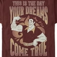 thumbnail image 2 of Men's Beauty and the Beast The Day Your Dreams Come True  Graphic Tee Cardinal X Large, 2 of 5