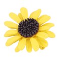thumbnail image 2 of Broche de flor de Margarita, Pin de aleación de azafrán, girasol amarillo, Collar, Pin, abrigo, suéter, accesorios decorativos, 2 of 14
