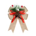 thumbnail image 3 of FOCUSNORM Christmas Tree Toppers Ribbon Bows House Decoration Supplies for Christmas Tree Decorating, 3 of 3