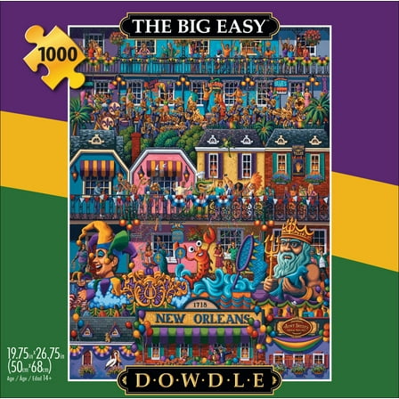 Buffalo Games 1000-Piece Eric Dowdle The Big Easy Adult Interlocking Jigsaw Puzzle