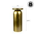 thumbnail image 4 of JONATHAN Y Miles 22.75" Mid-Century Modern Metal Sleek Cylinder Drink Table, Gold, 4 of 8
