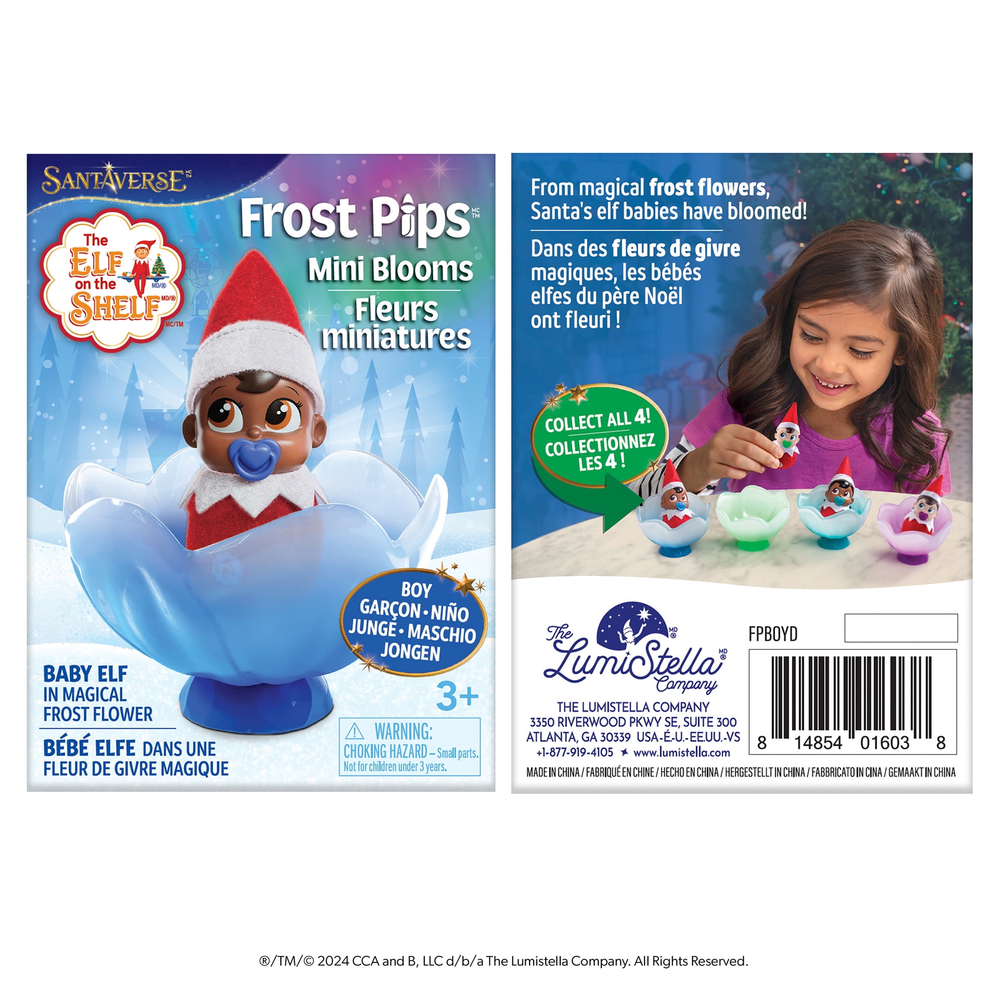 The Elf on the Shelf Frost Pips Mini Blooms Elf Baby (Brown-Eyed Boy)